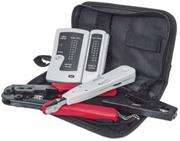 Intellinet 4-Piece Network Tool Kit - 4 Tool Network Kit Composed of LAN Tester, LSA punch down tool