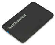 Manhattan 2.5" Hard Drive Enclosure, USB2.0 -SATA,Aluminum case , Retail Box, Limited Lifetime warra