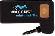 Miccus Mini-jack TX: Portable, Bluetooth transmitter connects to any 3.5mm headphone output. For Blu