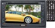 Boss Audio Double DIN 6.2" TFT-LCD Monitor with DVD, CD, MP3 Receiver, Front 3.5mm, USB Aux Inputs,