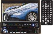 Boss Audio In-Dash 7" DVD Receiver with Motorized Flip-Out Widescreen/Touchscreen Monitor, Retail Bo