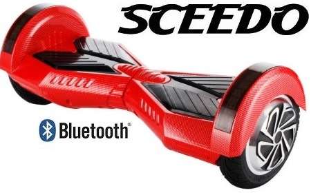 Sceedo 8.0 Inch Bluetooth Electric Two wheeler