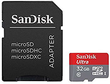 Sandisk 32GB microSDHC Memory Card Ultra Class 10