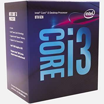 Intel Core i3 8100 Quad Core 3.6 Ghz LGA1151