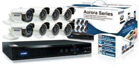 KGuard 8 Channel Aurora Series Combo Kit - Front