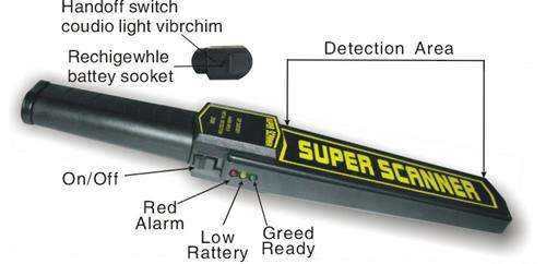 Esquire Hand held metal detector