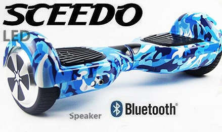 Sceedo 6.5 Inch Bluetooth Electric Two wheeler