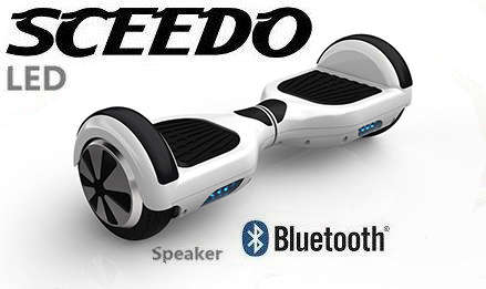 Sceedo 6.5 Inch Bluetooth Electric Two wheeler