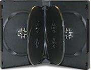 E-Box DVD Case Six Disc 7mm (Black)-Single Retail Box No Warranty