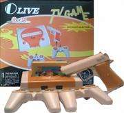 OLive Super 8-BIT TV Game Console, Complete Set With A/V Cables, Includes x2 Controllers, x1 Gun con