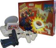 Dunherm Super 8-BIT TV Game Console With A/V Cables - Super Mario Edition - Includes x2 Controllers,