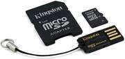 Kingston 16GB SD/Micro kit & USB ADAPTER, Retail Box , 5 year warranty
