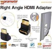 Promate Prolink.H1A Right Angle HDMI Female to HDMI Adapter, Retail Box, 1 Year Warranty