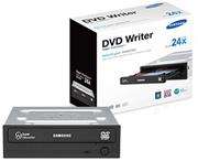 Samsung 24x DVD Writer SATA DVD±R 24x, DVD±RW 8x, DVD-Ram 12x, DVD-Rom 16x, CD 48x32x48, DVD±DL 12x