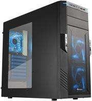 Sharkoon T28 Gaming ATX Midi Tower Case -2x 5.25" drive bays (external),6x 3.5" HDD bays (internal),