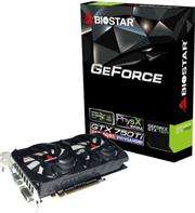 Biostar NVidia GeForce GTX750TI (VN75T5XHX1) 2048MB DDR5, 128-bit, PCI Express 3.0 x16, HDCP Ready ,