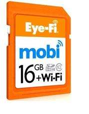 Eye-Fi Mobi 16GB Wi-Fi Class 10 SDHC Flash Memory Card , Retail Box , 1 year warranty