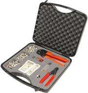 Goldtool 37 piece Universal LAN / CCTV Kit-Complete universal kit designed for LAN/CCTV installation