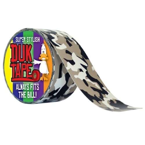Printed Duct Tape &#8212; Camo