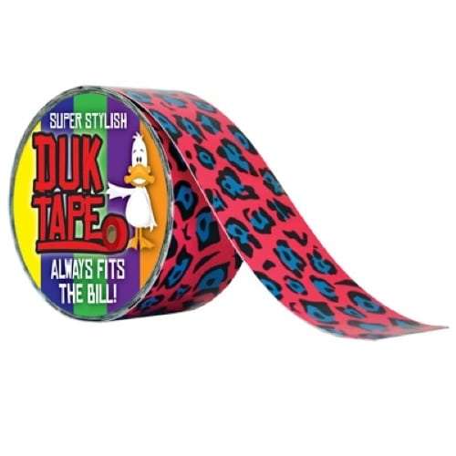 Printed Duct Tape &#8212; Leopard