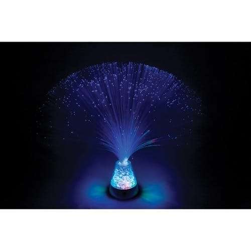 Fibre Optic Ice Blue Lamp