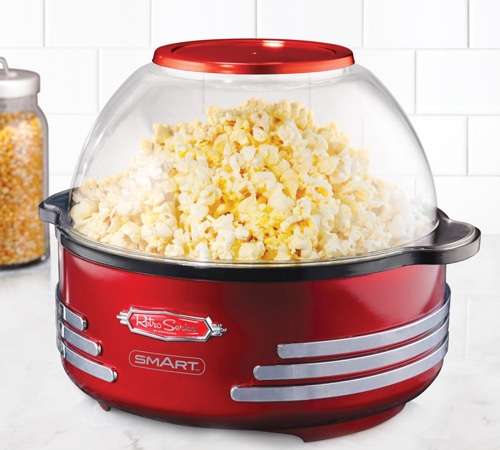 Retro Stirring Popcorn Maker &#038; Nut Roaster