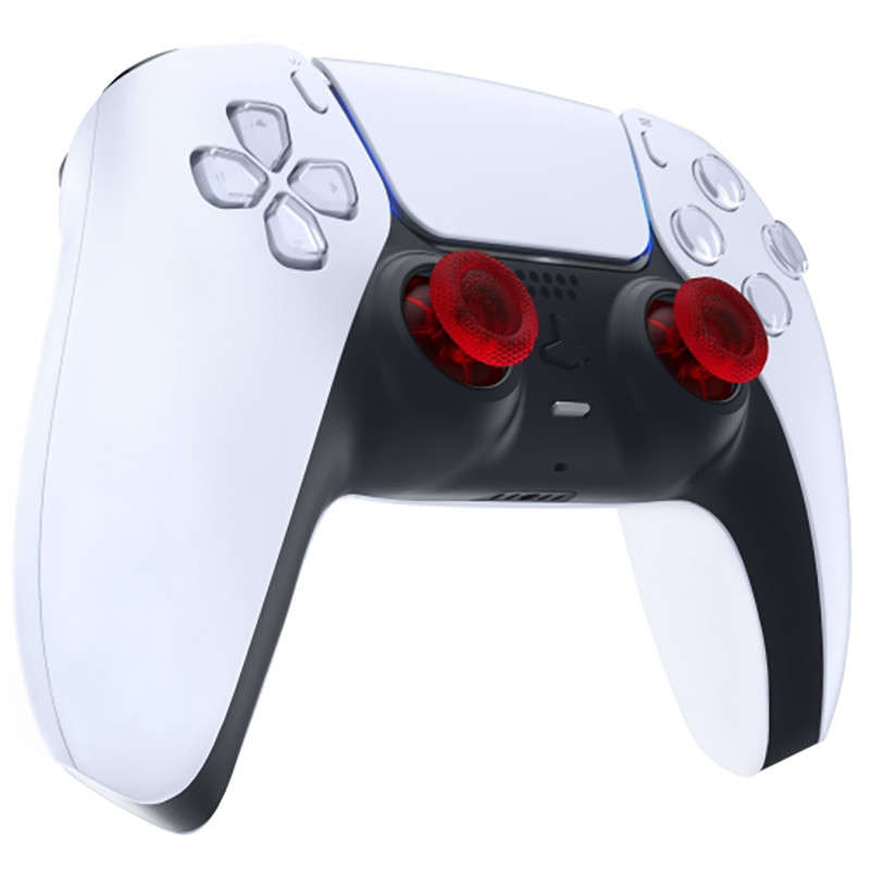 PS5 Dualsense Controller ThumbSticks Clear Red