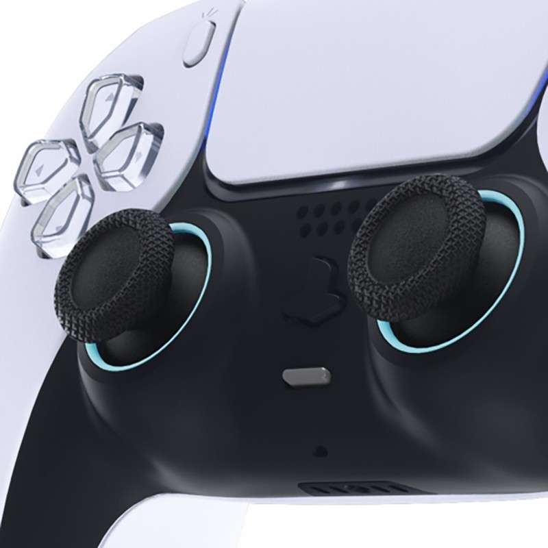 PS5 Dualsense Controller Accent Rings Solid Unpainted Heaven Blue
