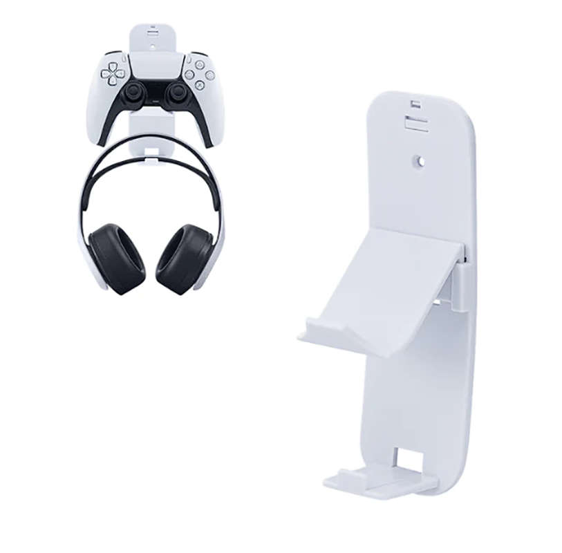 Multiplatform Controller / Headphone Wall Mount Bracket White