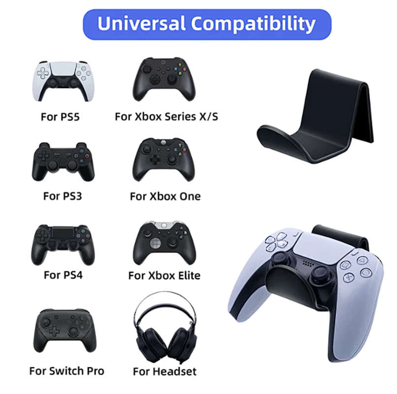 Multiplatform Controller Wall Mount Stand 2 Pack