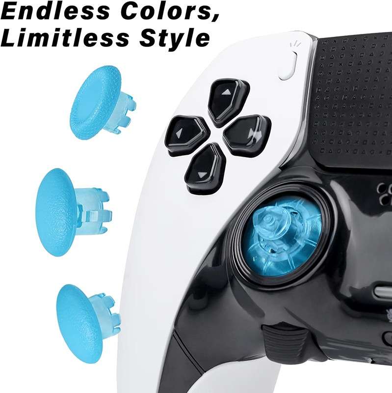 PS5 Dualsense Edge Interchangeable Performance Thumbsticks Light Blue