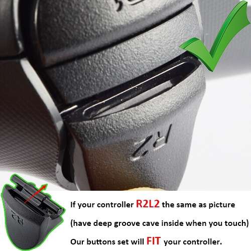 PS4 DUALSHOCK 4 CONTROLLER TRIGGER LR1 LR2 WITH SPRING BLACK