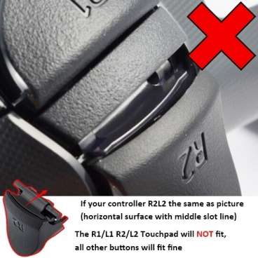 PS4 DUALSHOCK 4 CONTROLLER TRIGGER LR1 LR2 WITH SPRING BLACK