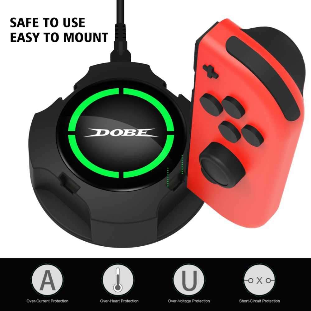 NS Switch DOBE Joy Con 4 in 1 Controller Type C USB  Charging dock