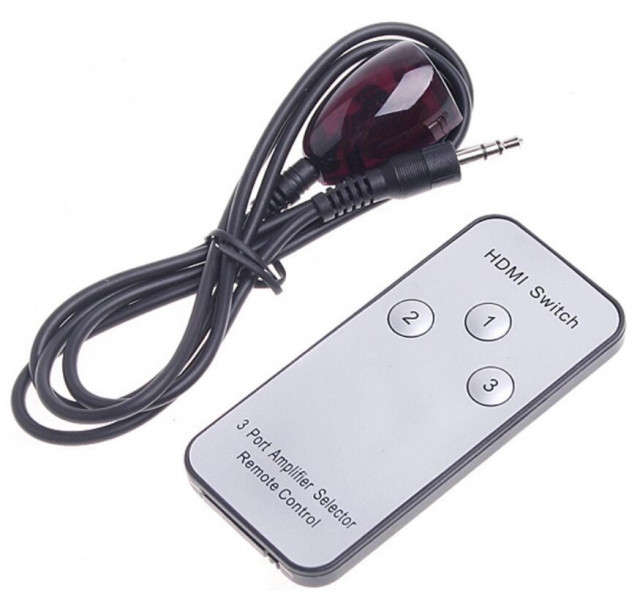 HDMI Switch 3 In 1 with Remote Control