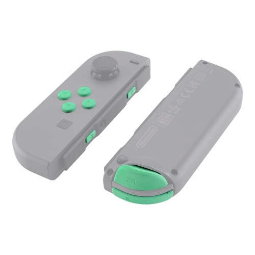 NS JoyCon Soft Touch 16 piece Button Kit Silky Soft Touch Mint Green