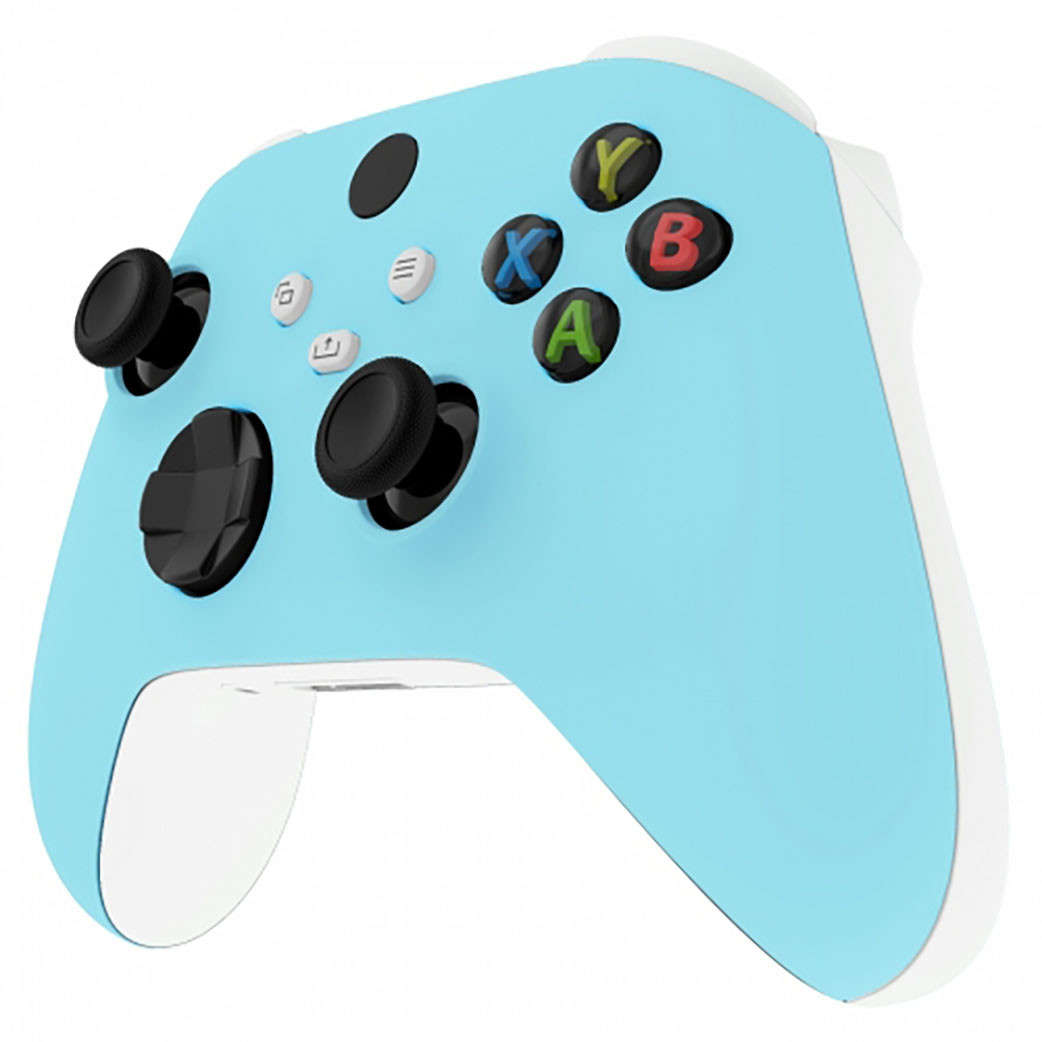 XBOX SERIES S/X Controller Front Faceplate Soft Touch Series Heaven Blue