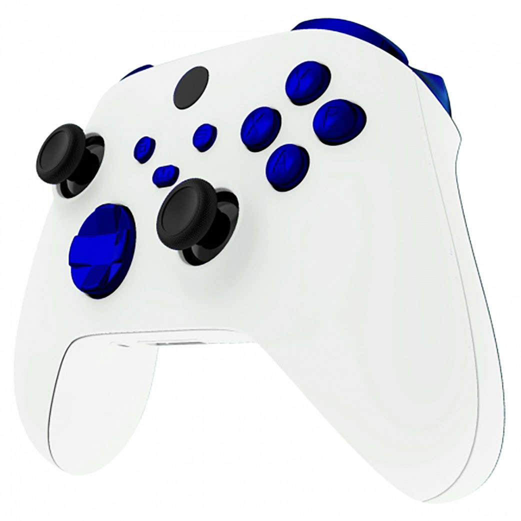 XBOX SERIES S/X Controller Button Set Chrome Blue