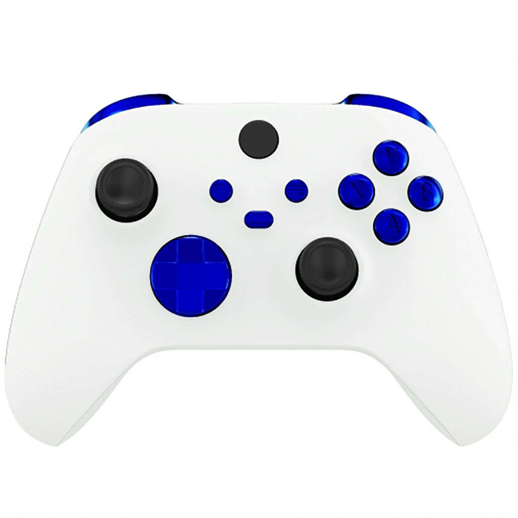 XBOX SERIES S/X Controller Button Set Chrome Blue