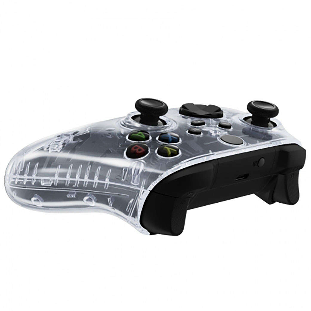 XBOX SERIES S/X Controller Front Faceplate With Side Rails Clear