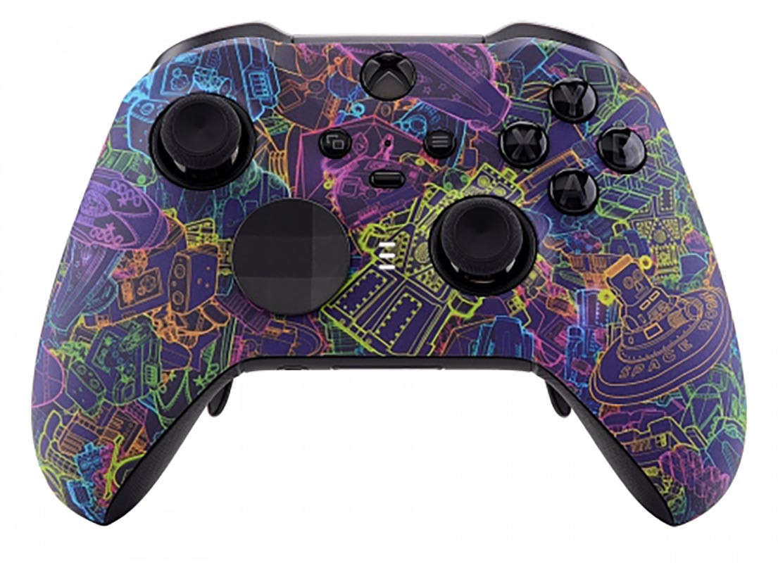 XBOX Elite V2 Controller Front Faceplate Soft Touch Neon Novel
