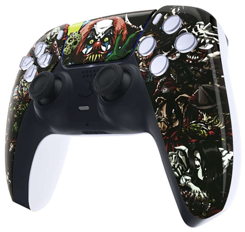 PS5 Dualsense Controller Front Shell With Touchpad Glossy Horror