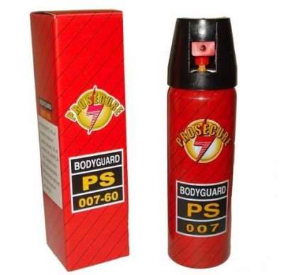 PS 007 Bodyguard 60ml self defense pepper spray for personal defense safe tool