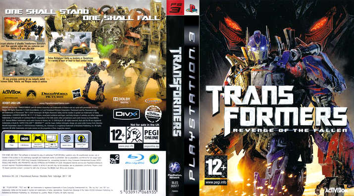 Ps3 Transformers: Revenge of the fallen