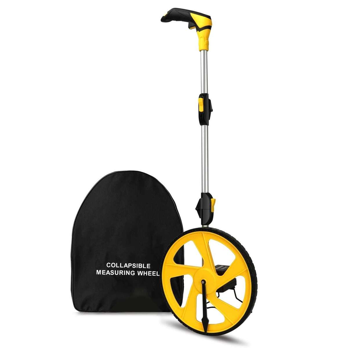 Foldable Mechanical Distance Measuring Wheel - 10KM