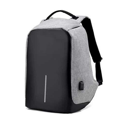 Brand new Anti Theft USB Backpack {Grey and Black}