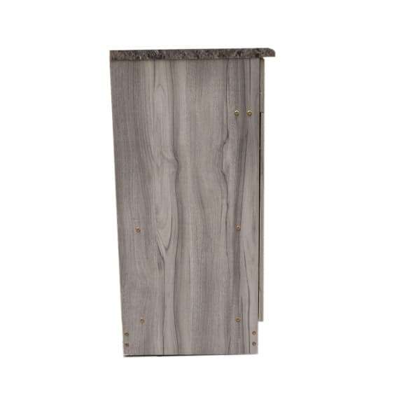 Kitchen Cupboard - Grey - Assembled - Drawer with doors