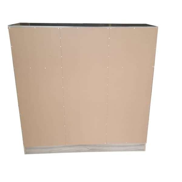 White Kitchen Cupboard - Assembled - Width 1.3m - Wood