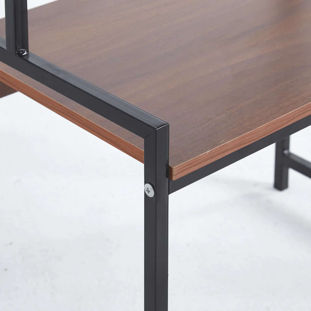 2 Tier Storage Rack - Kitchen Shelf - Metal frame - Assembled