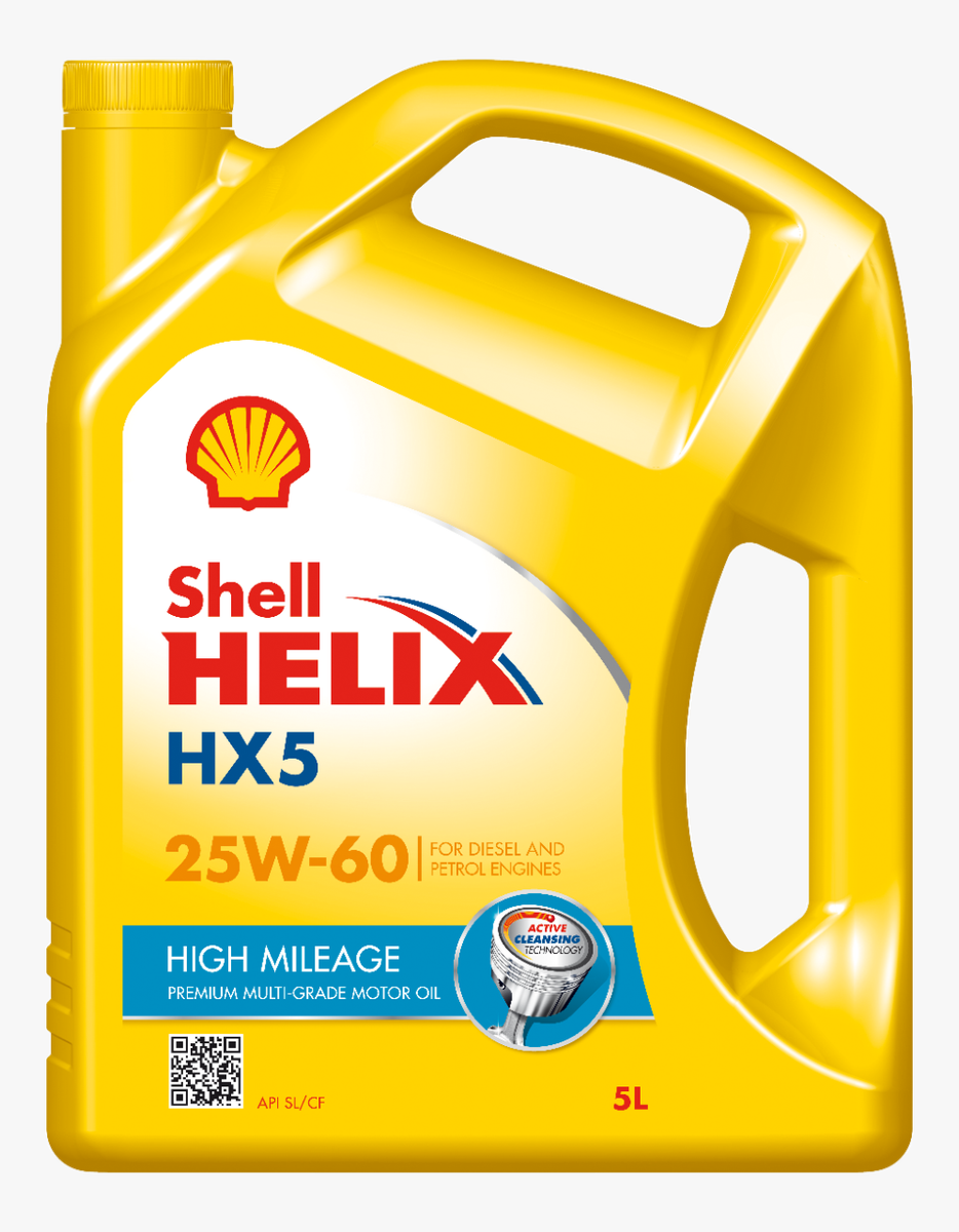 Shell Helix HX5 High Mileage 25W-60 5L